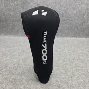 Pinemeadow Tour 700 Ti 400 CC Driver Golf Head Cover Black Red